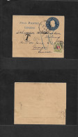 Argentina - Stationery. 1904 (11 Ene) Buenos Aires - Switzerland, Morges (5 Febr) 1c Blue Stat Wrapper, Taxed + Arrival  - Autres & Non Classés