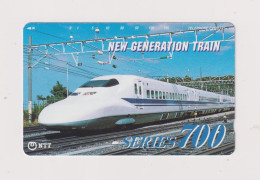 JAPAN -   Railway Train Magnetic Phonecard - Giappone