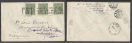 AUSTRALIA. 1937 (3 June). Melbourne, Via - Madagascar (25 July). Multifkd Env 3d Rate Slogan Cancel Arrival Dest Cds. Ra - Altri & Non Classificati