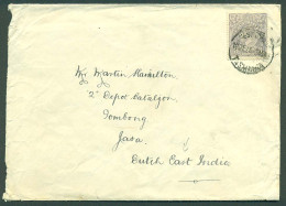 AUSTRALIA. 1925 (19 Dec). Tasmania / West - Dutch Indies / Gombong / Java. Fkd Env 3d / Cds. Fine. - Altri & Non Classificati
