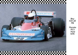 Boy Hayje  -  Penske PC3  1976 - Grand Prix / F1