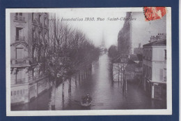 CPA 1 Euro [75] Paris > Inondations De 1910 Prix De Départ 1 Euro Timbrée Non Circulée - Überschwemmung 1910