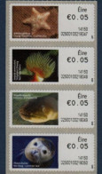 Eire, Irlande, **, Yv D 43 à D 46, Mi ATM 43 à 46, SG M 39a, Vie Marine, - Neufs