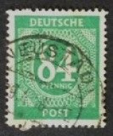 1946 I. Kontrollratsausgabe 84 Pf. Mi.936c Dunkelsmaragdgrün ( ARGE- Farbbestimmt ) - Usados