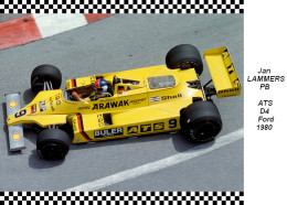 Jan Lammers  -  ATS D4 1980 - Grand Prix / F1