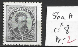 PORTUGAL 56aA * Côte 8 € - Unused Stamps