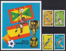 F-EX48963 GRENADA & GRENADINES MNH 1982 SPAIN SOCCER FUTBOL CHAMPIONSHIP.  - 1982 – Spain