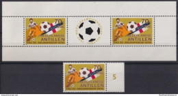 F-EX49087 NEDERLAND ANTILLES MNH 1982 SPAIN SOCCER FUTBOL CHAMPIONSHIP.  - 1982 – Espagne