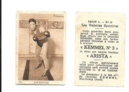 EK45 - IMAGE CHCOLAT KEMMEL - BOXE - ANTOINE ASCENCIO - PAPIER MAT - Other & Unclassified