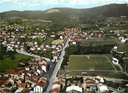 Gd Format -ref-AD319- Puy De Dôme - Combrondes -vue Generale Aerienne Route D Aigueperse - Stade - La Petite Combronde - - Combronde