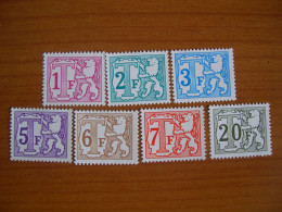 Belgique N° T66/71 Série Complète Neuf** - Briefmarken