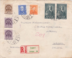 HISTORICAL DOCUMENTS , COVERS 1925 FROM HONGRIE  TO ROMANIA. - Covers & Documents