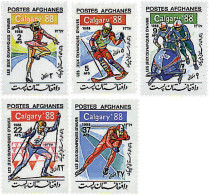 726996 HINGED AFGANISTAN 1988 15 JUEGOS OLIMPICOS INVIERNO CALGARY 1988 - Afganistán