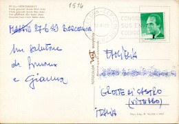 Philatelic Postcard With Stamps Sent From SPAIN To ITALY - Cartas & Documentos