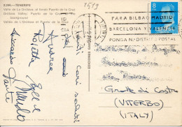 Philatelic Postcard With Stamps Sent From SPAIN To ITALY - Cartas & Documentos