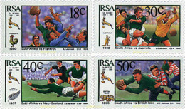 726999 HINGED SUDAFRICA 1989 100 ANIVERSARIO DEL RUGBY - Ongebruikt