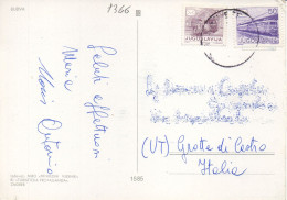 Philatelic Postcard With Stamps Sent From SOCIALIST FEDERAL REPUBLIC OF YUGOSLAVIA To ITALY - Lettres & Documents