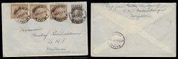 BELGIAN CONGO. 1931 (22 Aug). Songololo - Matadi / SMF (23 Aug). Multifkd Env / XF. Reverse SMF Nukimbunga. Swedish Conn - Andere & Zonder Classificatie