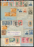 BELGIAN CONGO. C.1947-50. 10 Multiple Fkd Envs To Belgium. Couple Buta Cancels / Airmails. All F-VF. - Otros & Sin Clasificación