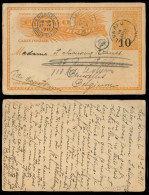 BELGIAN CONGO. 1911 (13 Feb). Lac Kinda (Mouth Of Kuluila) - Lukafu (18 April) - Belgium. 10c Stat Card. Fine Usage. End - Other & Unclassified