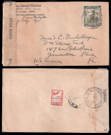 BELGIAN CONGO. 1944 (30 March). Watsa - USA. Missionary Mail Fkd Censored Env. "Christ For America / The Light Of The Wo - Otros & Sin Clasificación