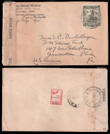 BELGIAN CONGO. 1944 (30 March). Watsa - USA. Missionary Mail Fkd Censored Env. "Christ For America / The Light Of The Wo - Sonstige & Ohne Zuordnung