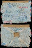 BELGIAN CONGO. 1953 (17 March). Belgium - Italy - Matadi - Crash. Cover Airmail Rome Accident. Special Cachet Rare. PO L - Otros & Sin Clasificación