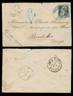 BELGIAN CONGO. 1907. INCOMING MAIL. Trazegnies - BUSALA / Belgian Congo. Fkd Env. Via Leopoldville And PASONGO. Via Mari - Otros & Sin Clasificación