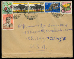 BELGIAN CONGO. 1962. Luluabourg - USA. Multiple Fkg. Thematics. - Other & Unclassified