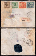 BELGIAN CONGO. 1924. Aba - Mexico / Durango. Multifrkd Registered Env. Some Stain But Rare Dest. Via London - Cairo (Kha - Sonstige & Ohne Zuordnung