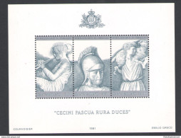 1981 San Marino "Bimillenario Morte Virgilio" MNH** Bf 39 - Blocks & Sheetlets