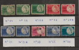 FISCAUX FRANCE Lot De 10 CHICOREE  Differents - Stamps