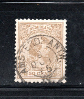 Nederland 1891 Zegel 43 Hangend Haar Met Luxe Kleinrondstempel Amsterd:-Antw. - Usados