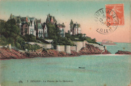 FRANCE - Dinard - La Pointe De La Malouine - Château - Colorisé - Carte Postale Ancienne - Dinard