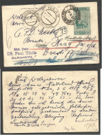 BOSNIA. 1914 (17 May) Sarajevo - Netherlands, Haag (6 June) 5c Green Stationary Card. Fine Used + Abroad. - Bosnien-Herzegowina