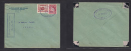 BOLIVIA. 1929 (4 Sept) Cochabamba - Oruro (4 Sept) First Air Mail. Cacheted Fkd Env. Lloyd Boliviano. VF Usage. - Bolivie