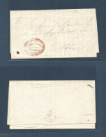 BOLIVIA. 1861 (4 Oct) Cochabamba - Potosi. EL Full Text (rare) With Oval Tied Postal Cachet / FRANCA. VF Military Relate - Bolivie