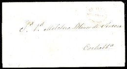 BOLIVIA. 1854. La Paz - Cochabamba. EL / Red "Paz De Ayacucho / Franca". Fine. - Bolivie