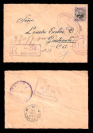 BOLIVIA. 1917. Potosi / Guatemala. Registered Frkd. Env. - Via Tupiza. Bs. Aires,  Etc…Scarce Dest. - Bolivien