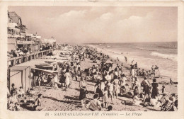 FRANCE - Saint Gilles Sur Vie (Vendée) - Vue Sur La Plage - Vue Sur La Mer - Animé - Carte Postale Ancienne - Sables D'Olonne