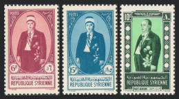 Syria 286-287 MNH,C98 Hinged, MNH. Mi 462-464. President Taj Eddin Hassani,1942. - Syria