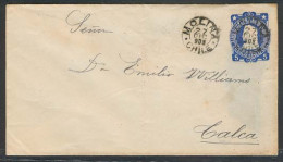 CHILE - Stationery. 1908. Molina - Talca. 5c Stat Env. Lovely Usage. - Chile