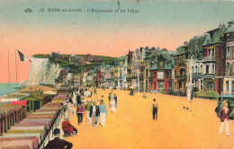 FRANCE - Mers Les Bains - L'Esplanade Et Les Villas - Colorisé - Animé - Carte Postale Ancienne - Mers Les Bains