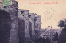 FRANCE - Angers - Vue Panoramique Du Château (Côté Nord) - Vue De L'extérieur - Carte Postale Ancienne - Angers