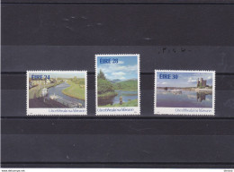 IRLANDE 1986 Canal, Rivière, Bateaux, Pêche Yvert 599-601, Michel 596-598 NEUF** MNH Cote 7,25 Euros - Nuovi