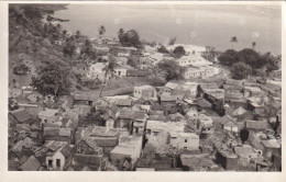 Comores Comoros Real Photo  Aerial View City    Ecrite Mutsamudou Anjouan  1961 Non Timbrée - Komoren