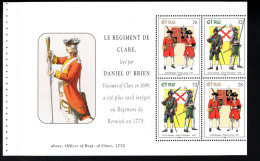 1989477029 1995 SCOTT 969A (XX) POSTFRIS MINT NEVER HINGED - MILITARY UNIFORMS - BOOKLET PANE - Ungebraucht