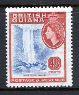 British Guiana 1954-63 QEII Pictorials - 48c Kaieteur Falls HM (SG 341) - British Guiana (...-1966)