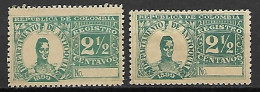 COLOMBIE   -   ANTIOQUIA   -   1899 .  Y&T N° 3*.   Pour Recommandés - Colombie