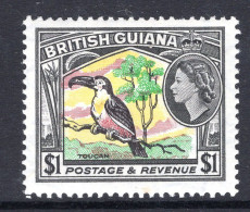 British Guiana 1954-63 QEII Pictorials - $1 Toucan HM (SG 343) - Britisch-Guayana (...-1966)